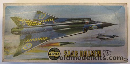 Airfix 1/72 Saab J-35 Draken - Type Four Logo, 02039-4 plastic model kit